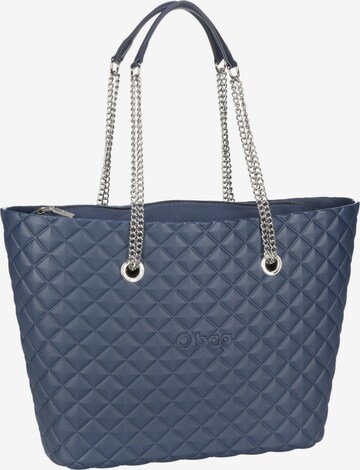 O bag Shopper in Blue: front
