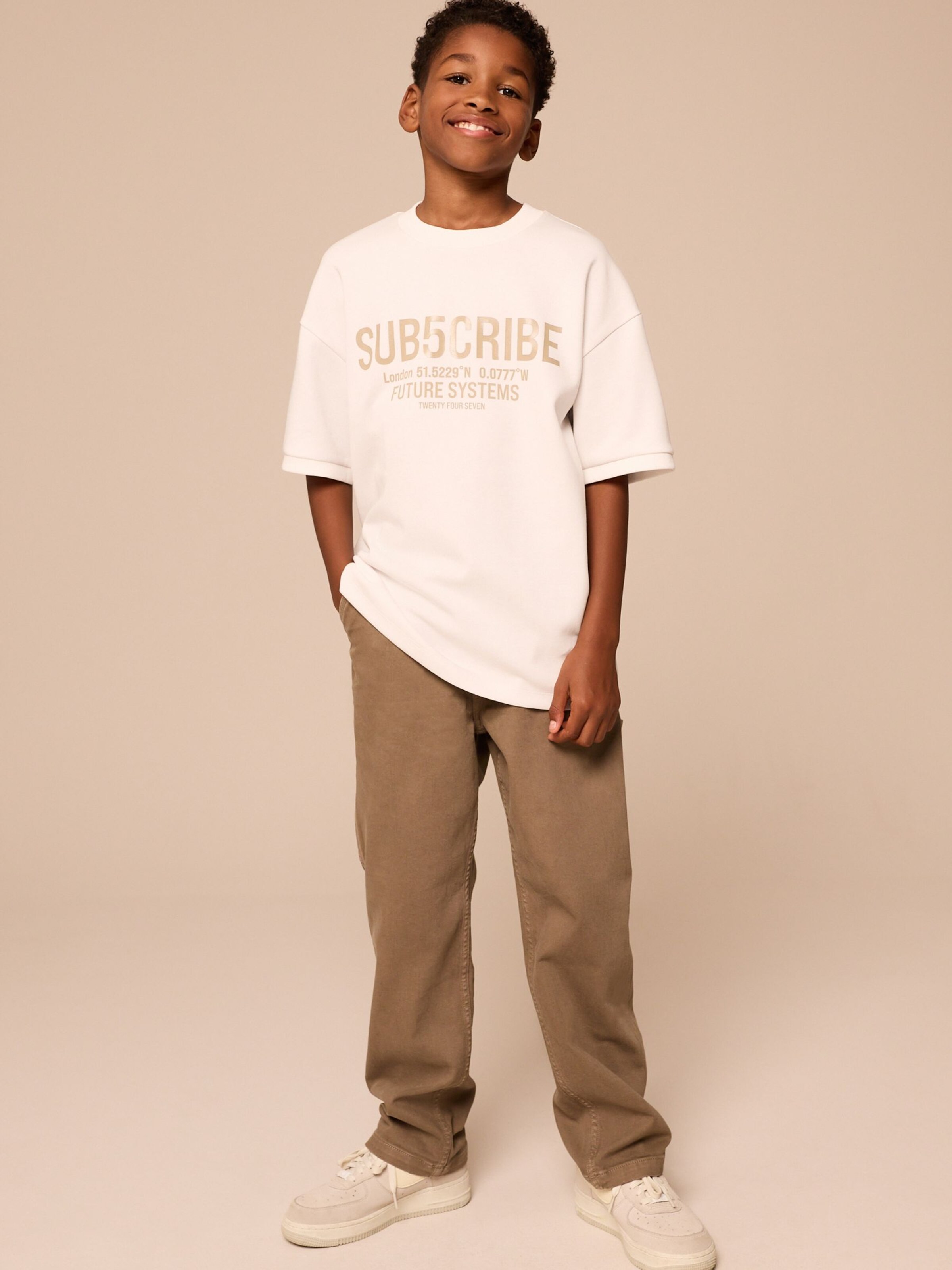 Next Slimfit Jeans i brun