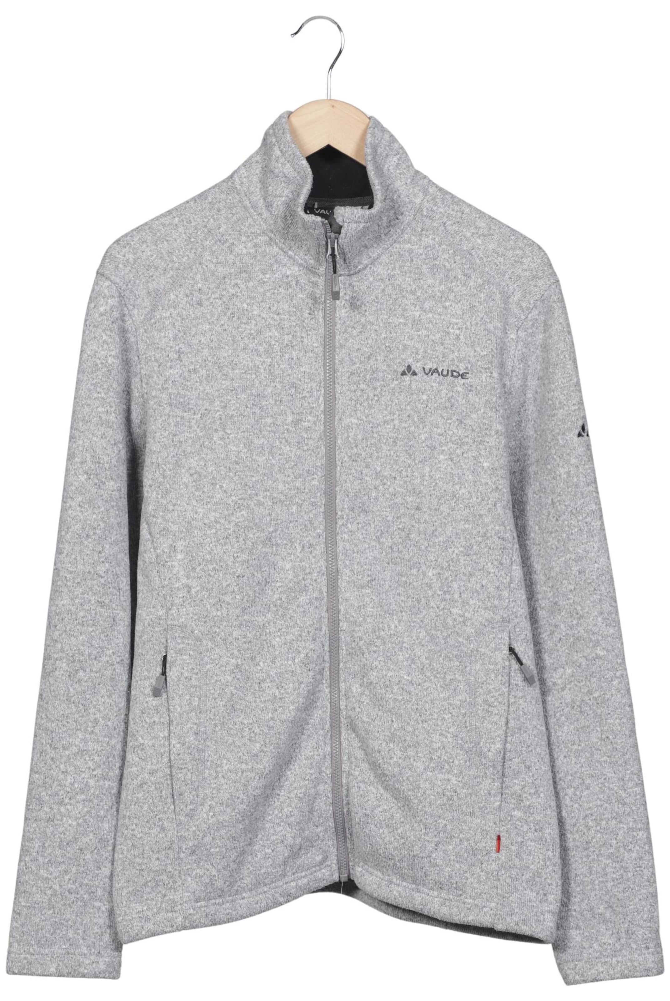 VAUDE Sweatshirt & Zip-Up Hoodie in L-XL in Grey: front