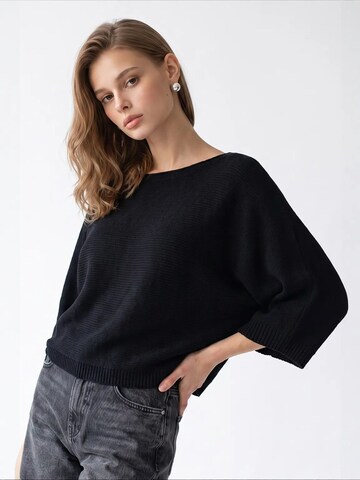Pulover 'Pullover' de la MixRay pe negru: față
