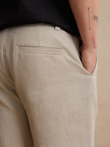 DAN FOX APPAREL Regular Trousers 'Logan' in Grey