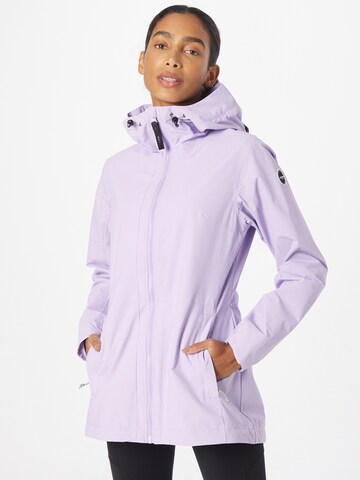Veste outdoor 'AALENS' ICEPEAK en violet : devant