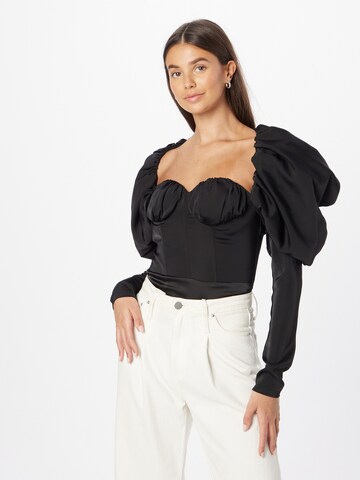 Misspap Blouse bodysuit in Black