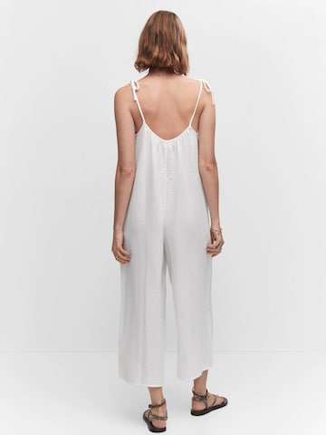 MANGO Jumpsuit 'Tarifa' in Weiß