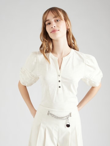 Lauren Ralph Lauren - Blusa em bege: frente