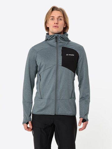 VAUDE Funktionele fleece-jas 'Monviso' in Grijs: voorkant