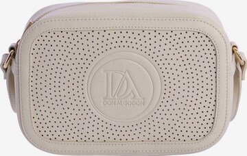 Don Algodon - Bolso de hombro 'Ondina' en blanco: frente