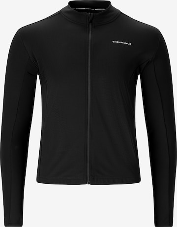 ENDURANCE - Camiseta funcional 'Megah' en negro: frente