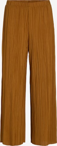 Wide Leg Pantalon 'PLISA' VILA en marron : devant