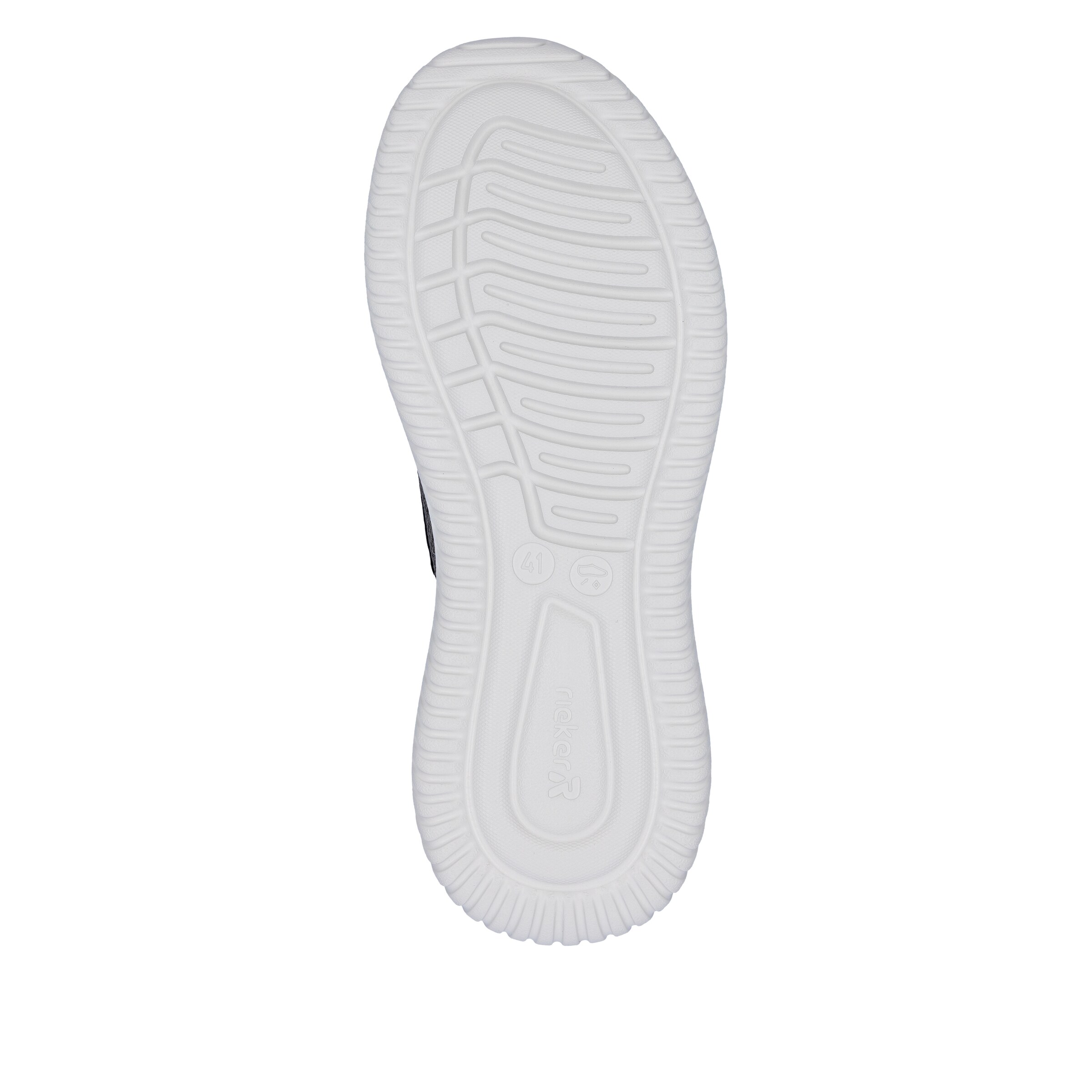 Chaussure à lacets Rieker en gris