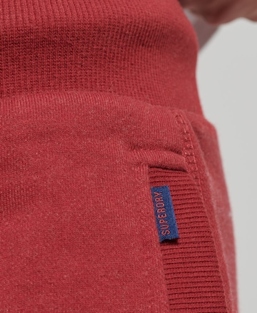 Superdry Regular Broek in Rood