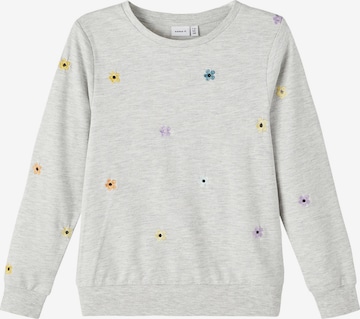 NAME IT Sweatshirt 'Jolanda' in Grijs: voorkant