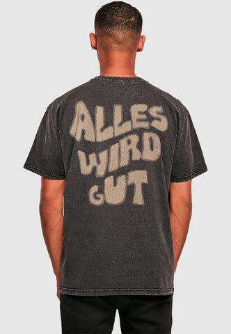 T-Shirt 'Alles Wird Gut' Merchcode en noir : devant