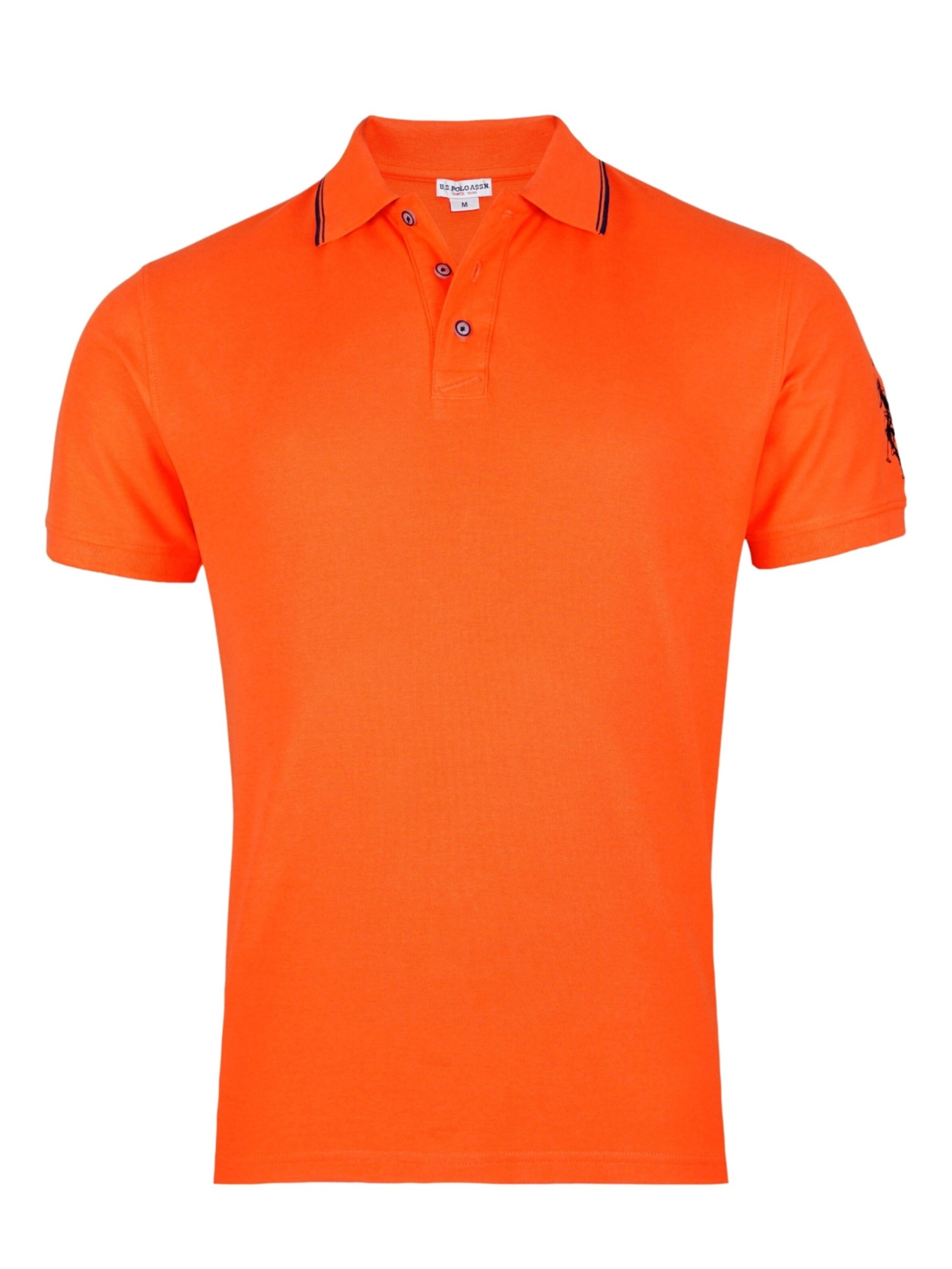 U.S. POLO ASSN. Shirt in Oranje: voorkant