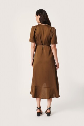 Robe 'Karven' SOAKED IN LUXURY en marron