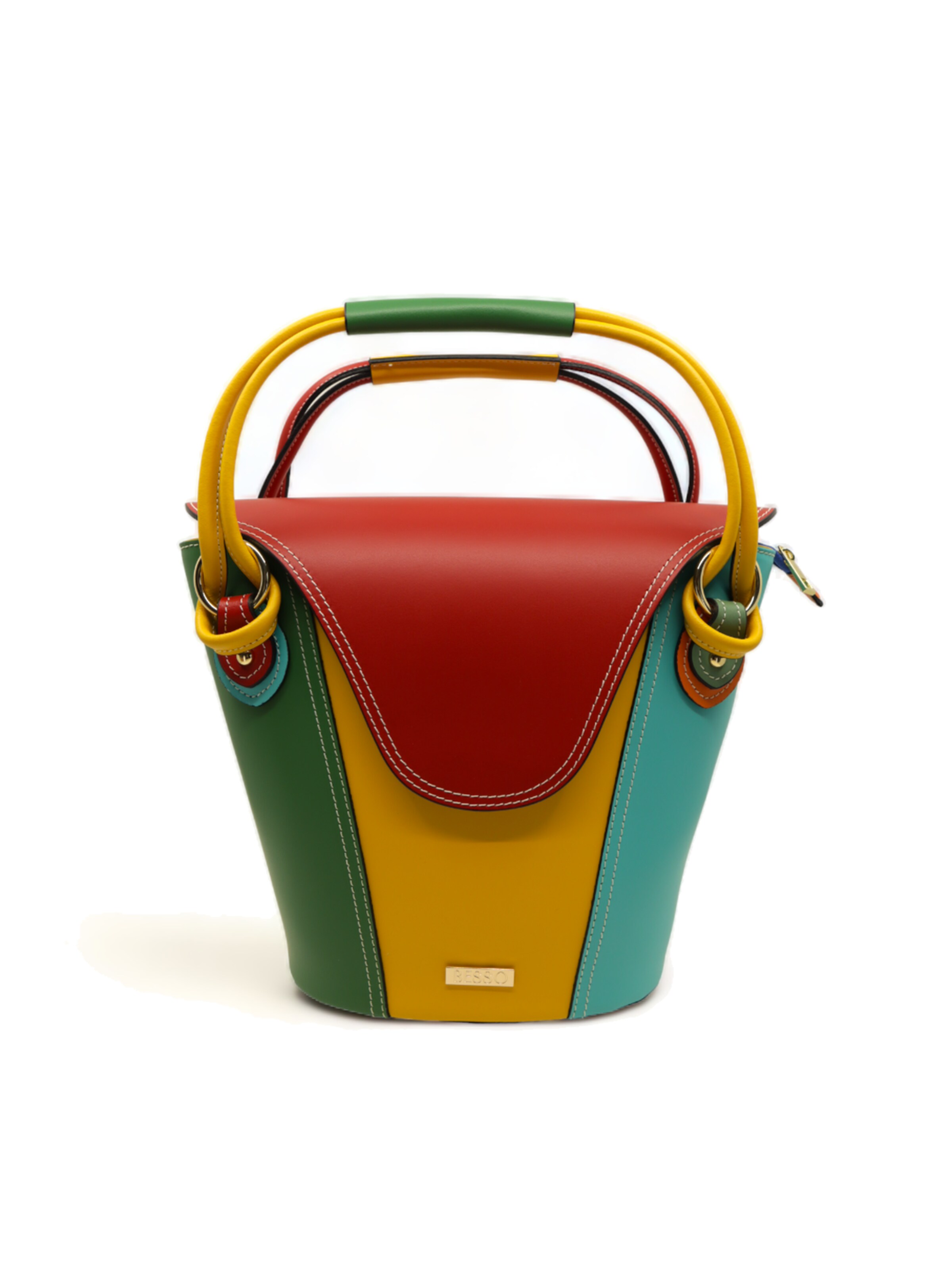 BESSO Handbag in Red: front