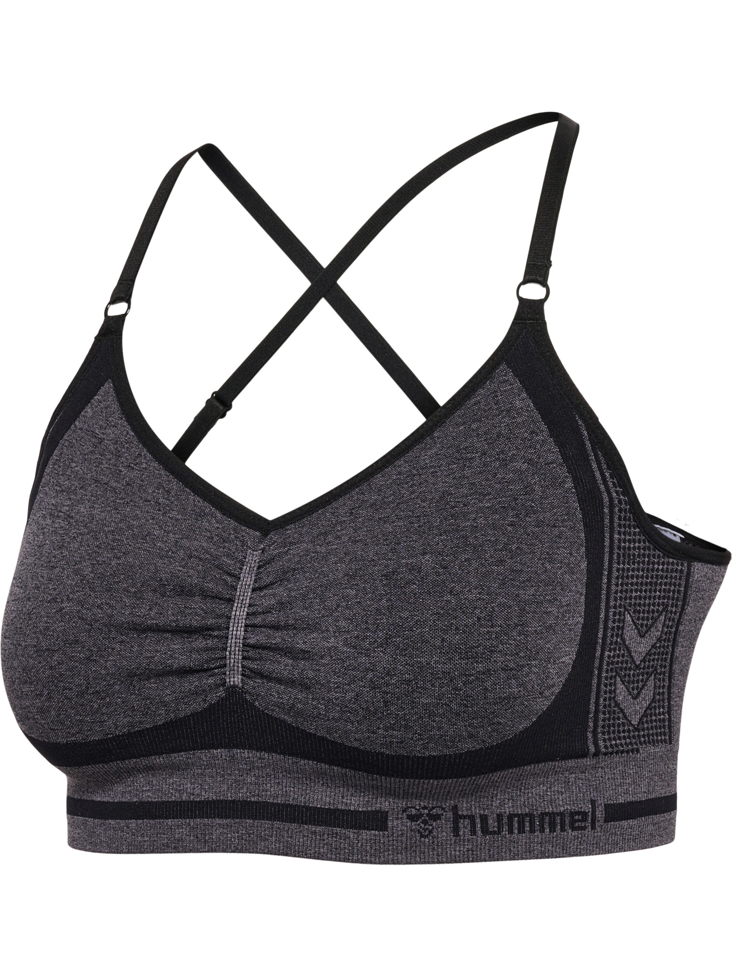 Bustier Soutien-gorge de sport 'Lulu' Hummel en gris