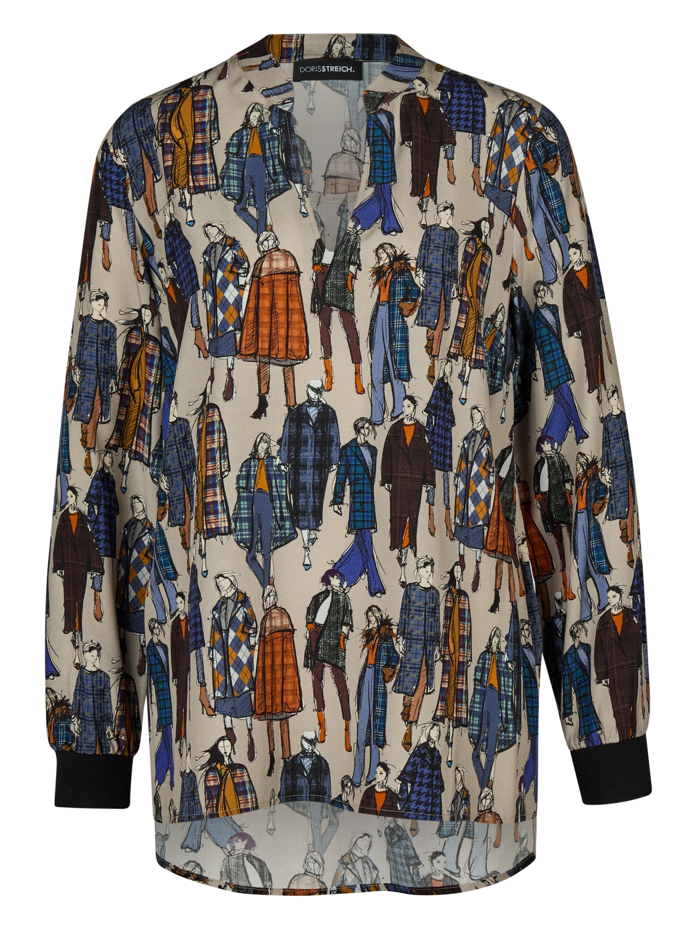 Doris Streich Bluse in Braun: Vorderseite