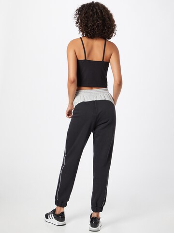 ADIDAS SPORTSWEAR Tapered Workout Pants 'Essentials' in Black