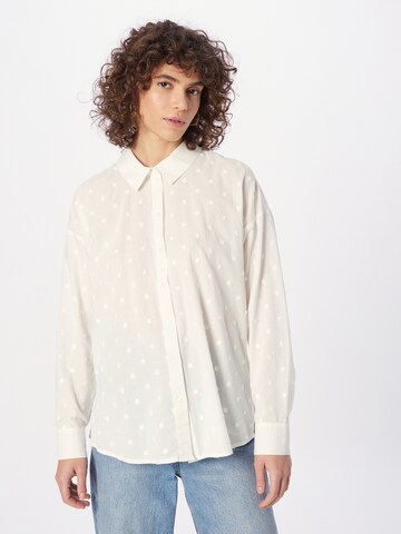 TOM TAILOR - Blusa em branco: frente