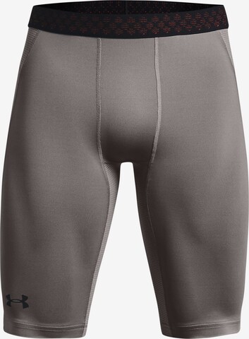 UNDER ARMOUR Workout Pants in Grey: front