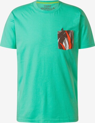 THAT GORILLA BRAND Shirt 'RAFIKI BISCAY GREEN POCKET' in Groen: voorkant