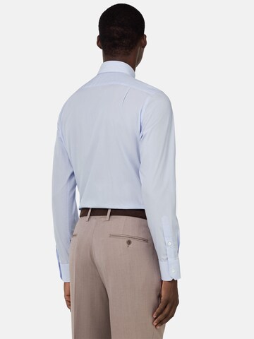 Coupe regular Chemise business Boggi Milano en bleu
