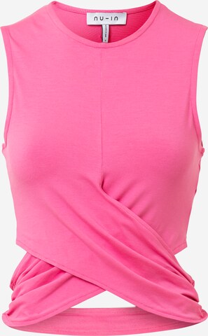 NU-IN Top in Pink: front