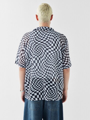 VAMOS CLO Comfort fit Button Up Shirt 'Miami' in Black