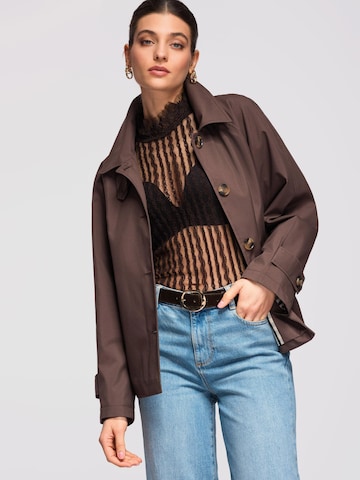 Ombre Übergangsmantel‌‌‌‌‌‌‌‌ in Braun