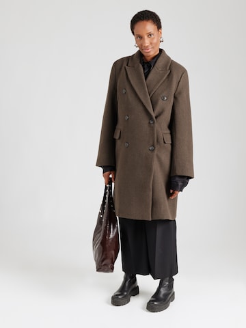 Manteau mi-saison 'Logan' WEEKDAY en vert : devant