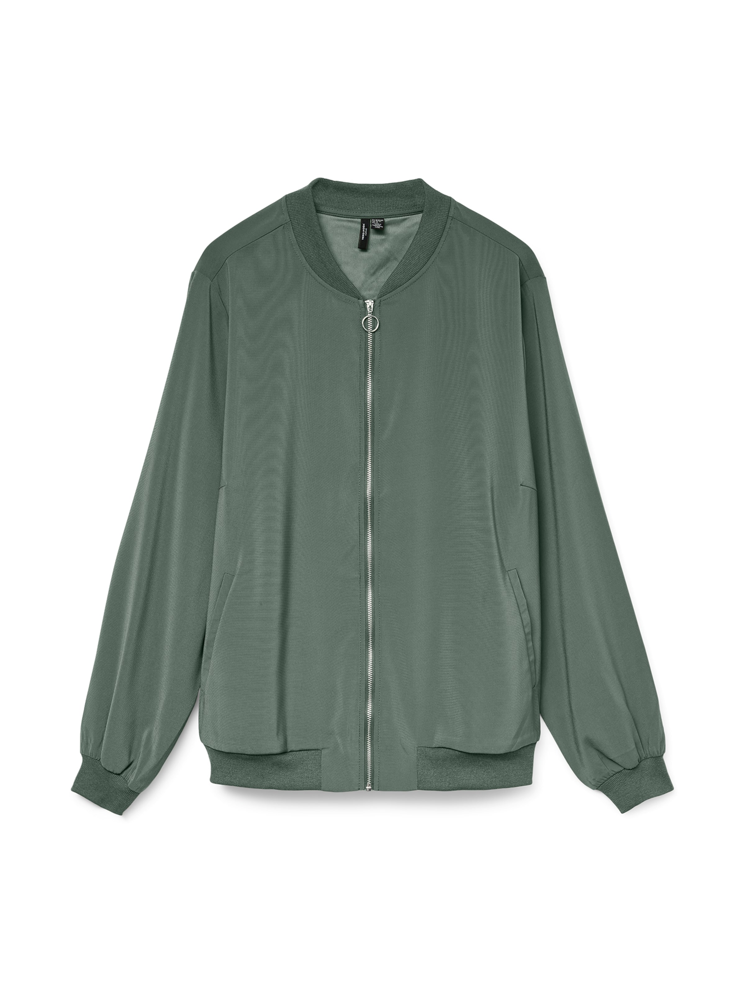 Vero Moda Curve - Chaqueta de entretiempo en verde: frente