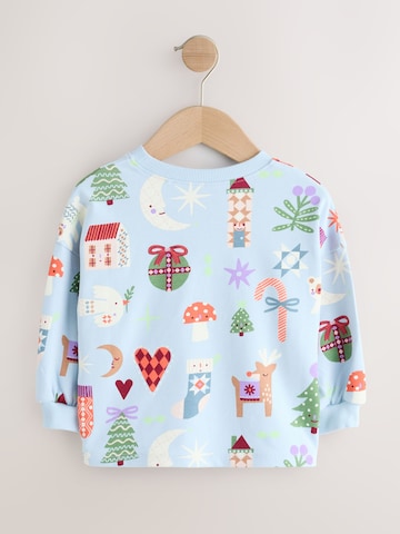 Next - Camiseta 'Christmas' en azul