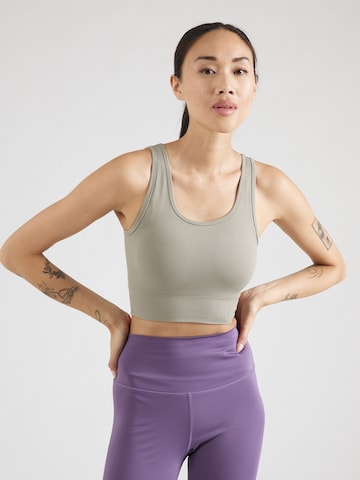 Moonchild Yoga Wear Bustier Sport-BH in Grün: Vorderseite