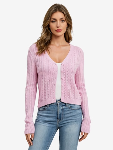 KoJooin Strickjacke in Pink: Vorderseite
