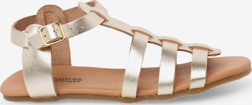 Sandales Pisamonas en beige : devant