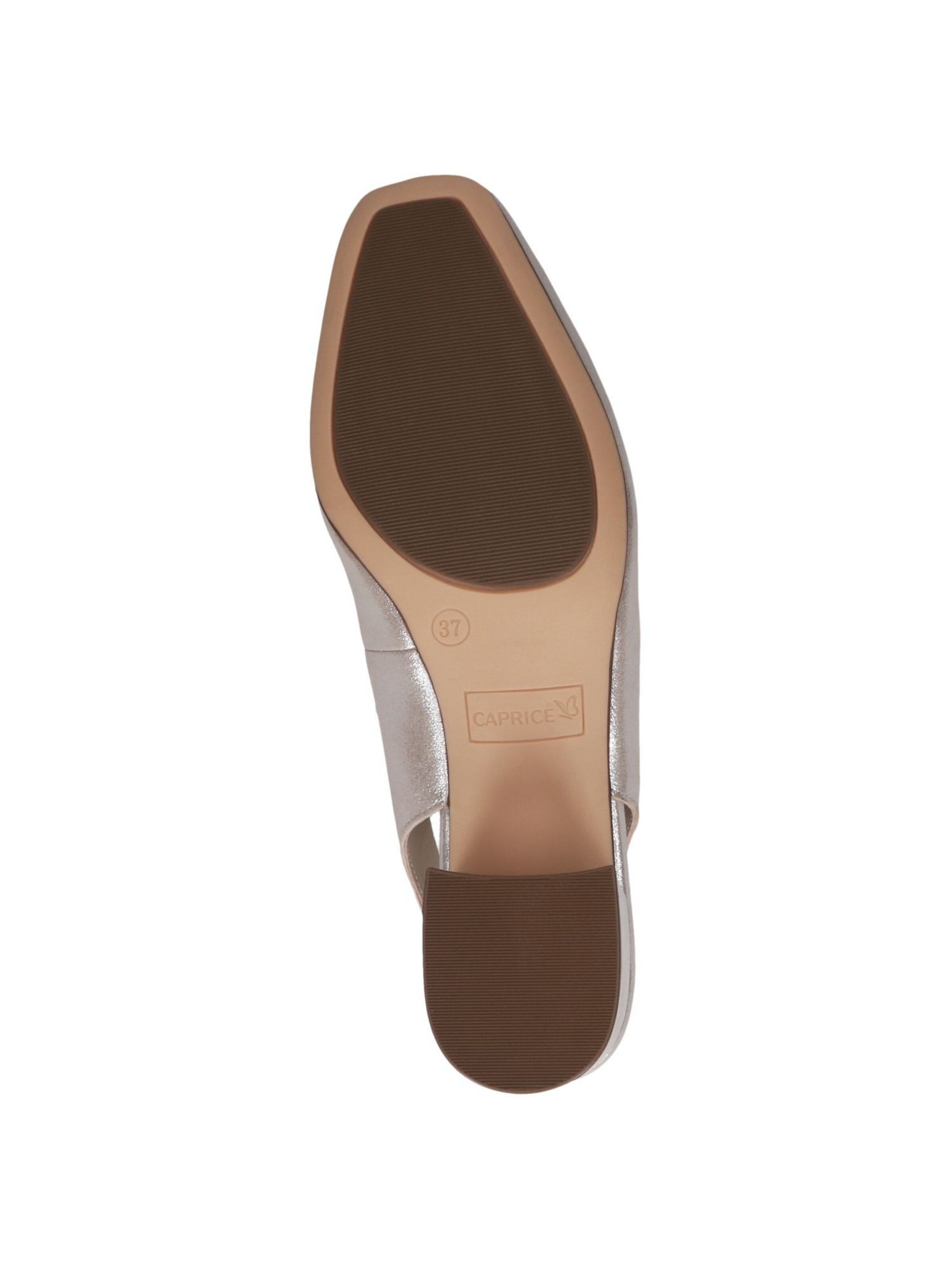 Escarpins à bride arrière CAPRICE en or