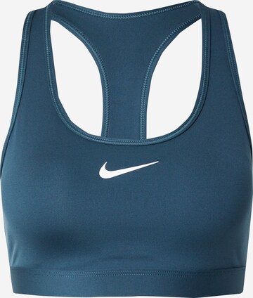 NIKE Sports Bra 'Swoosh' in Green: front