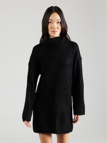 Abercrombie & Fitch Knitted dress in Black: front