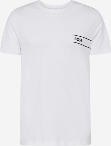 BOSS Black Undershirt in White: front