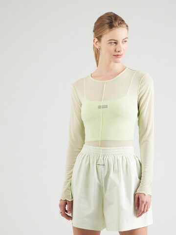 Karo Kauer Shirt in Grün: Vorderseite