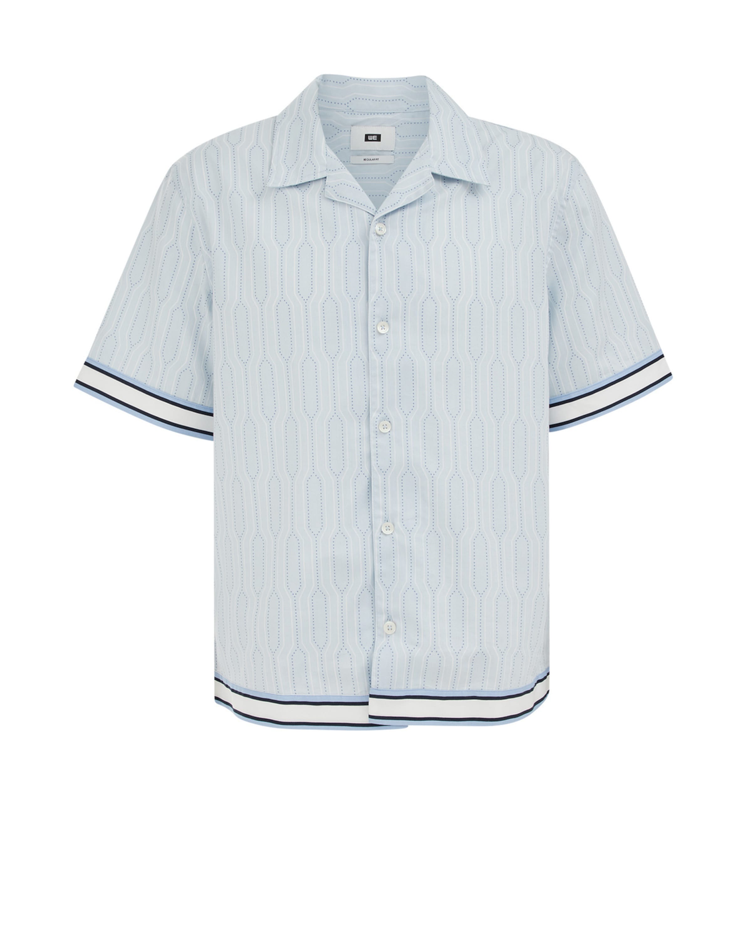 WE FashionComfort Fit Košulja - plava boja: prednji dio