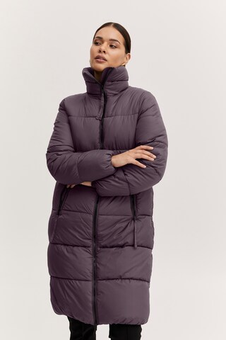 b.young Winter Coat in Black: front