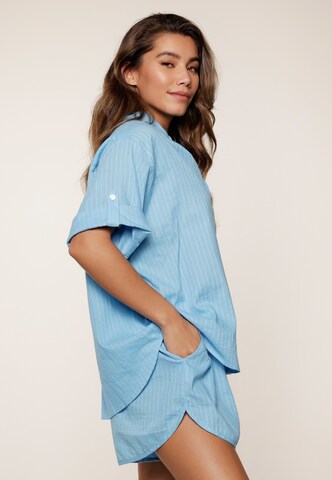 LingaDore Pyjama in Blau