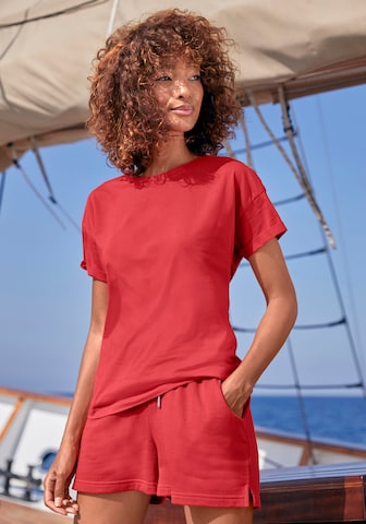 H.I.S Shirt in Rood: voorkant