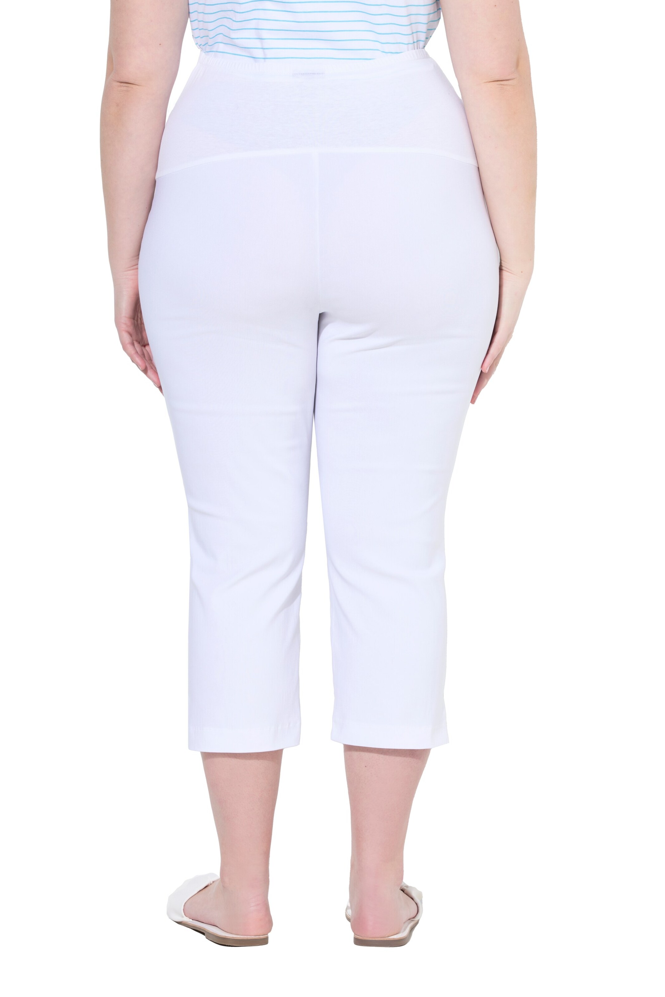 Ulla Popken Regular Broek in Wit