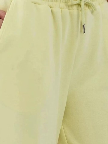 Hiccup Wide leg Broek in Geel