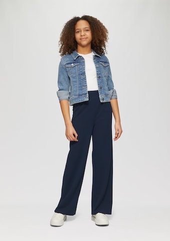Wide Leg Pantalon s.Oliver en bleu