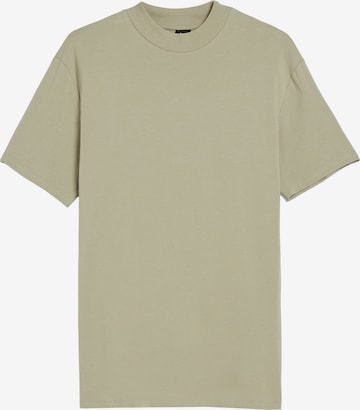 T-Shirt Bershka en vert : devant