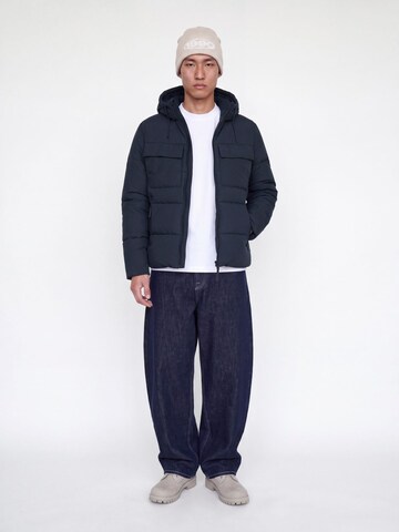 JACK & JONES Prehodna jakna 'JCOFusion' | modra barva